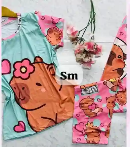 Pijama Dama Piel De Durazno S/m