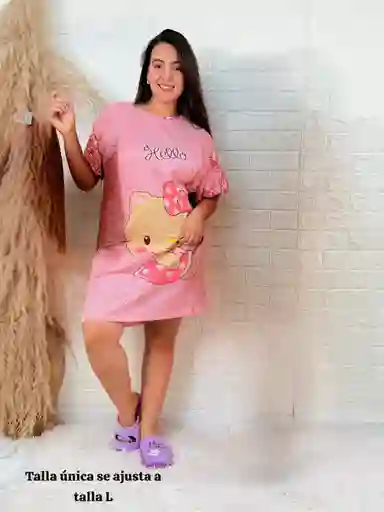 Bata Pijama Dama Talla Unica Rosa