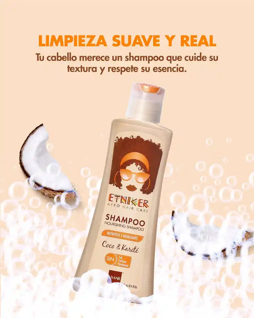 Shampoo Hidratante Para Rizos