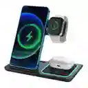 Cargador Inalámbrico 3 En 1 Plegable