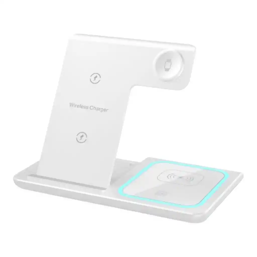 Cargador Inalámbrico 3 En 1 Plegable