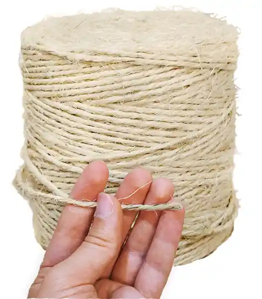 Rollo De Fique 3mm X 325 Metros