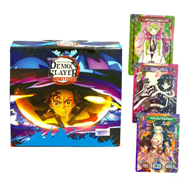150 Cartas De Juego Demon Slayer Infinity Castle Premium Edition
