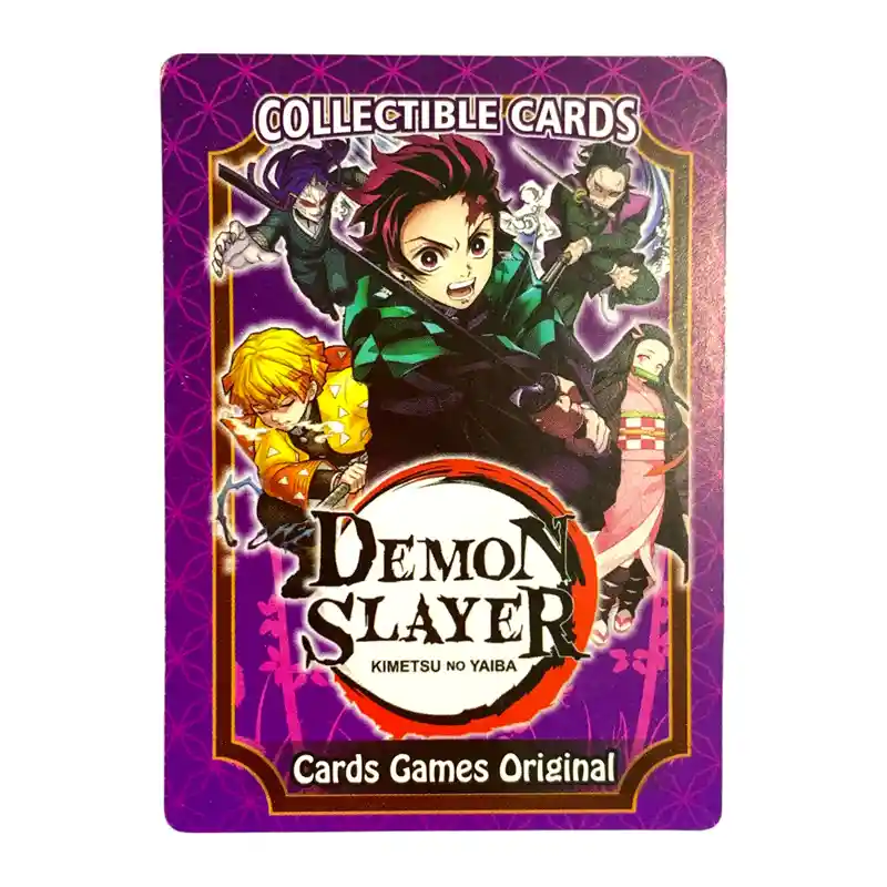 150 Cartas De Juego Demon Slayer Infinity Castle Premium Edition