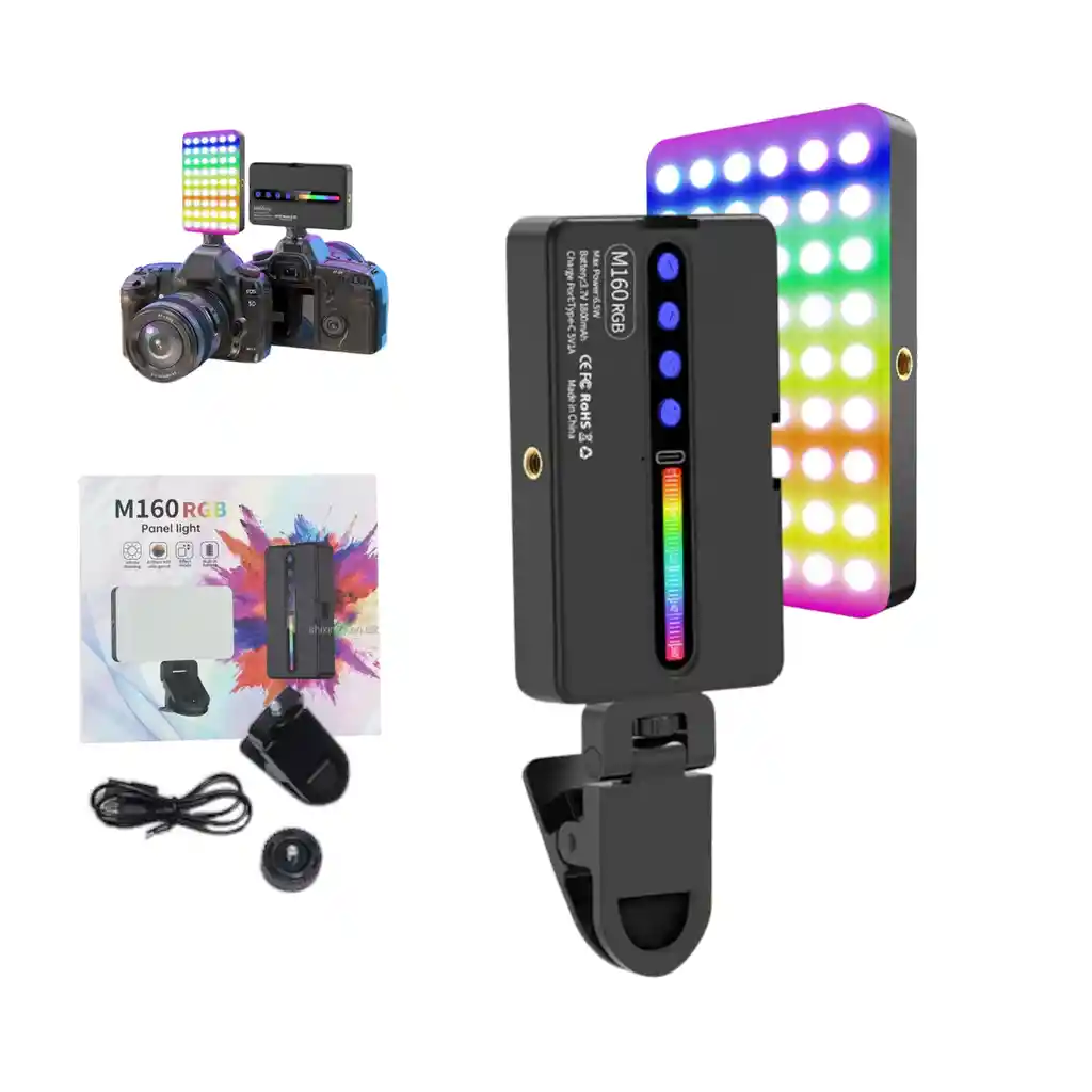 Panel Led M160 Recargable | Para Celular Y Camara