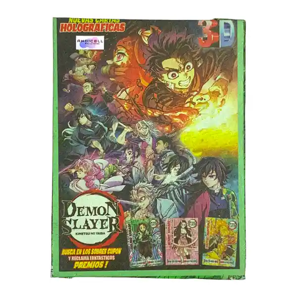 50 Sobres De Cartas Demon Slayer Coleccionables Intercambiable