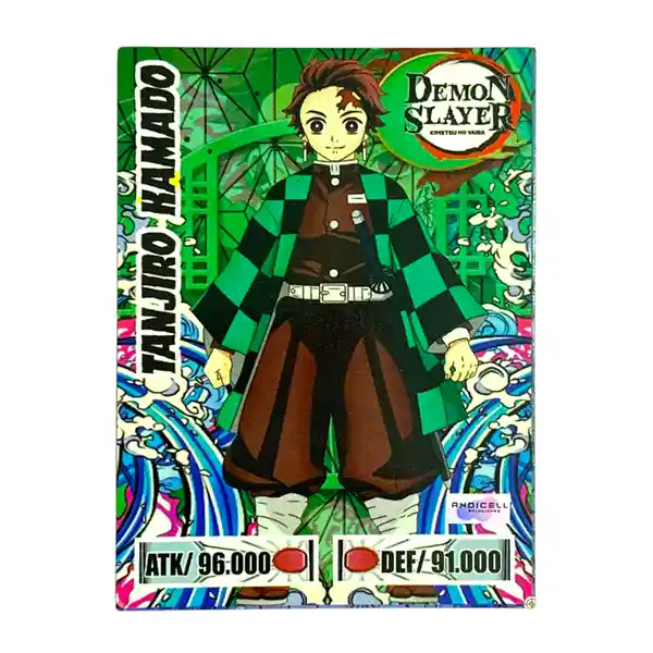 50 Sobres De Cartas Demon Slayer Coleccionables Intercambiable