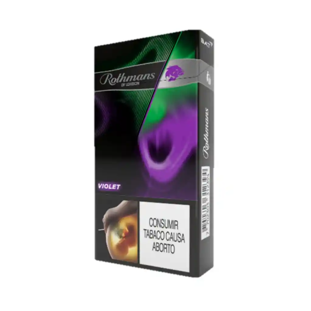 Cigarrillo Rothmans Morado