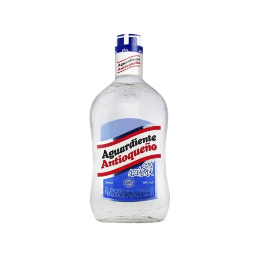 Aguardiente Antioqueño Tapa Azul Botella