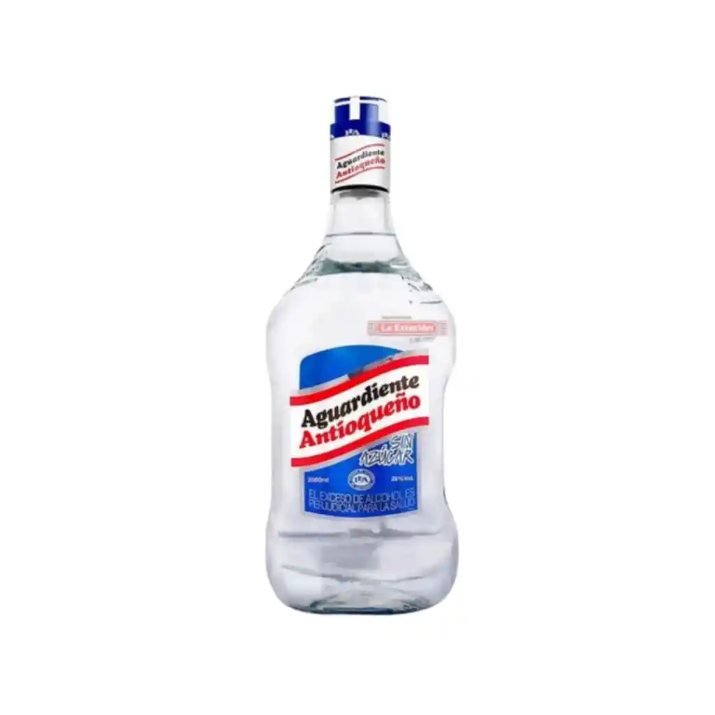 Aguardiente Antioqueño Tapa Azul Garrafa