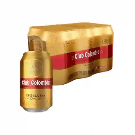 Cerveza Lata Club Colombia Dorada
