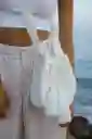 Mochila Wayuu Mediana Blanca