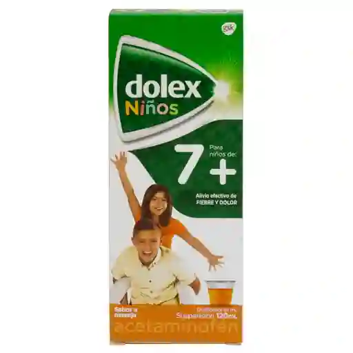 Dolex Niños Alivio de la Fiebre y el Dolor 7+ (50 mg/mL)
