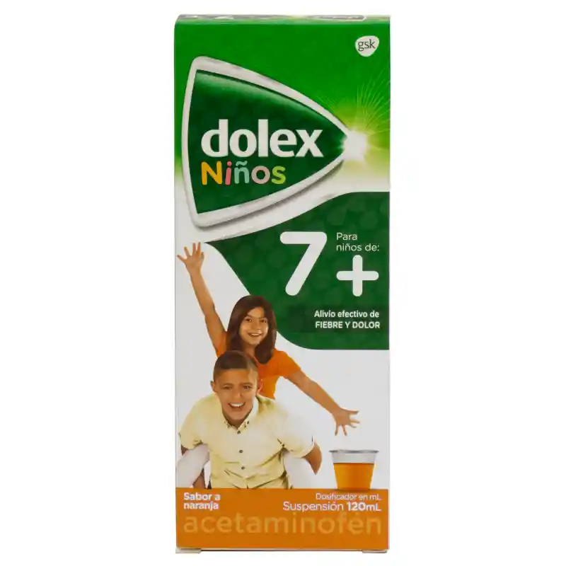 Dolex Niños Alivio de la Fiebre y el Dolor 7+ (50 mg/mL)