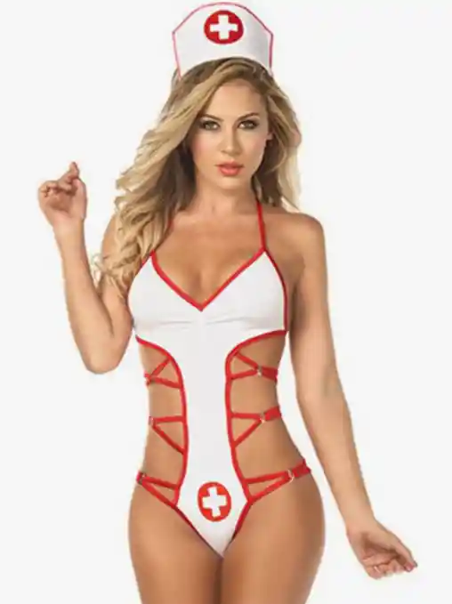 Disfraz Body Enfermera Cosplay Sexy