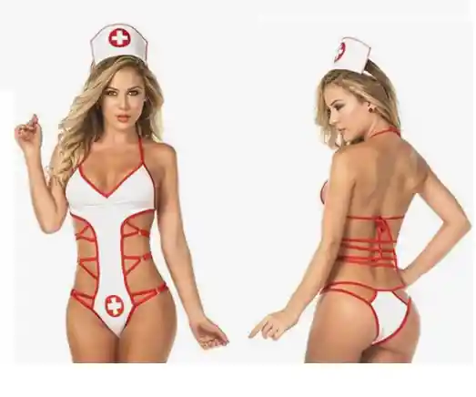Disfraz Body Enfermera Cosplay Sexy