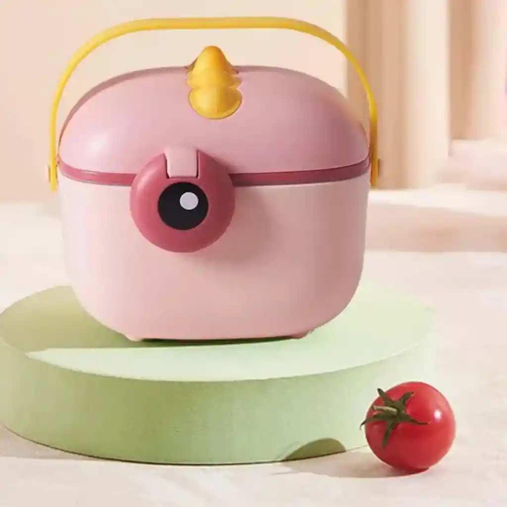 Recipiente Para Leche En Polvo B Rosado