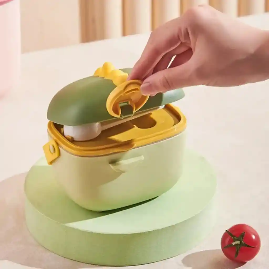 Recipiente Para Leche En Polvo B Verde