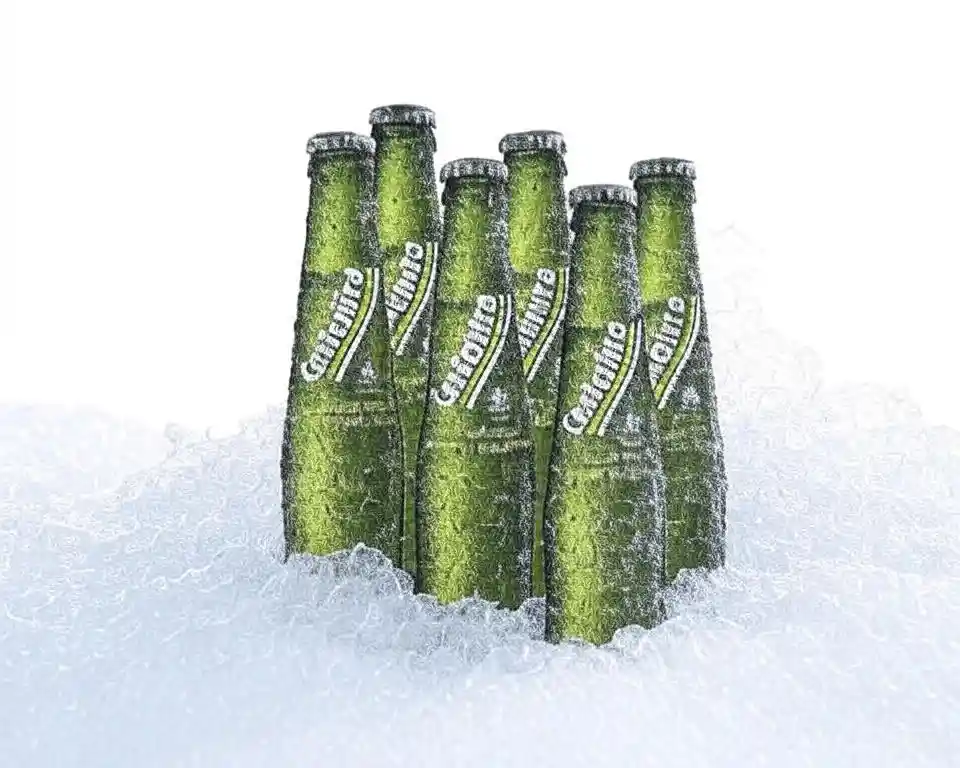 Costeñita Cerveza En Botella 175 Ml X 6 Und + Hielo