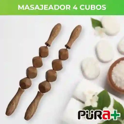 Maderoterapia Masajeador 4 Cubos