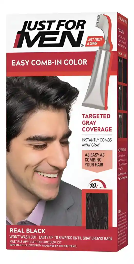Tinte Just For Men A55 R Black Negro Real