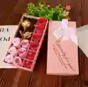 Caja De Regalo Con Rosas