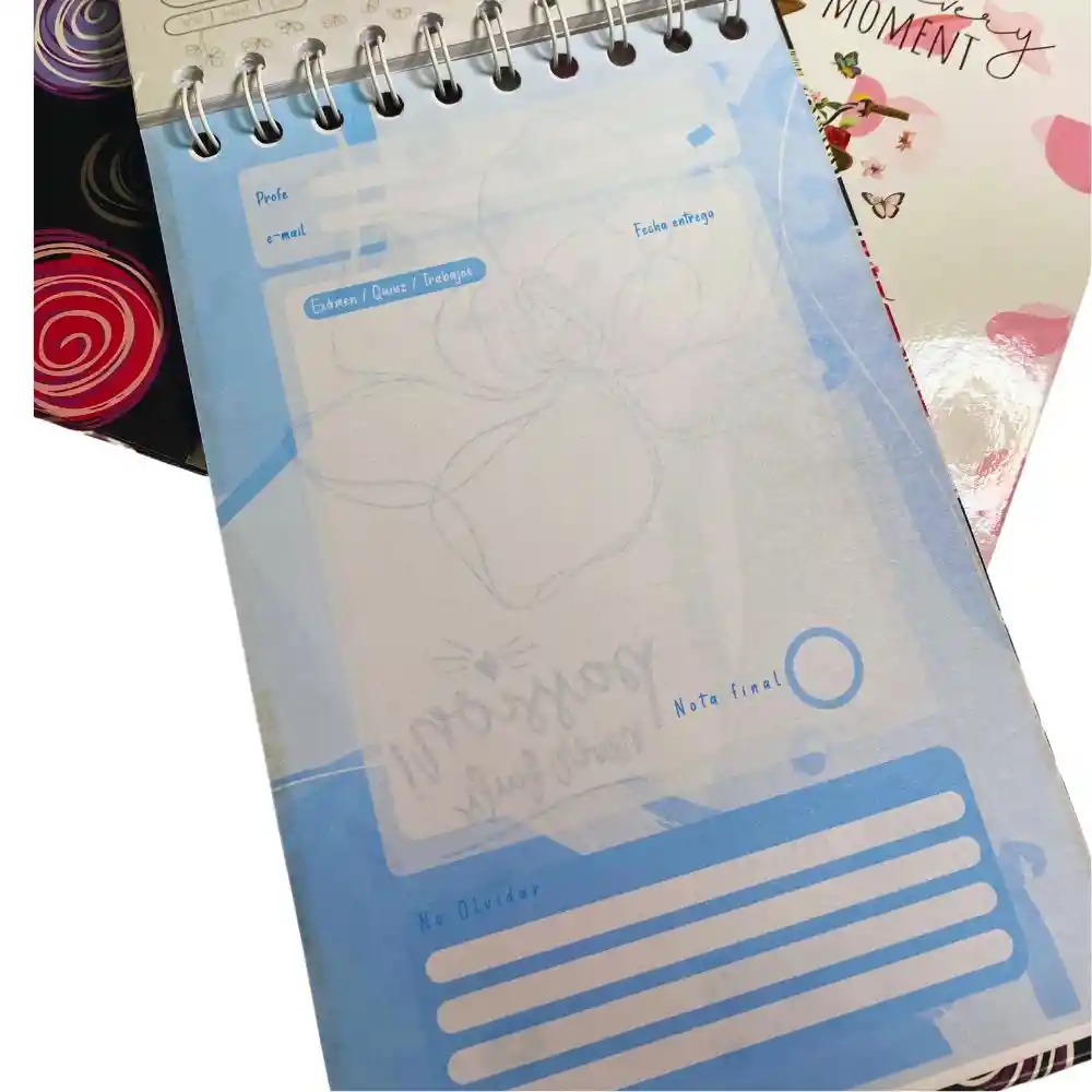 Libreta Argollada Pasta Dura - Femenino
