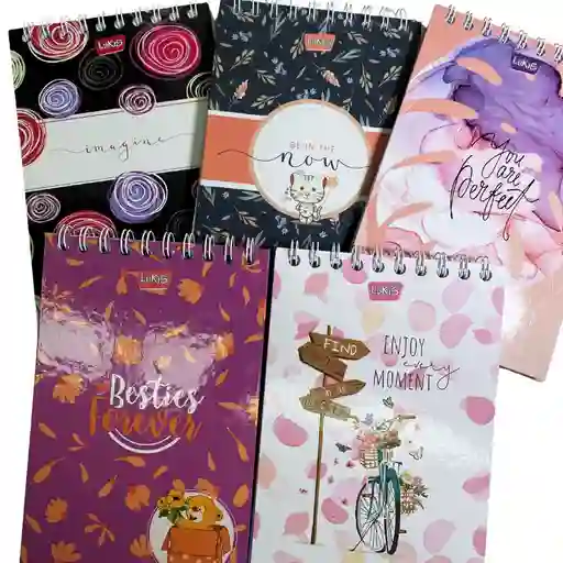 Libreta Argollada Pasta Dura - Femenino