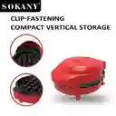 Maquina Eléctrica Waflera 5 En 1 Sokany Antiadherente Multifunción