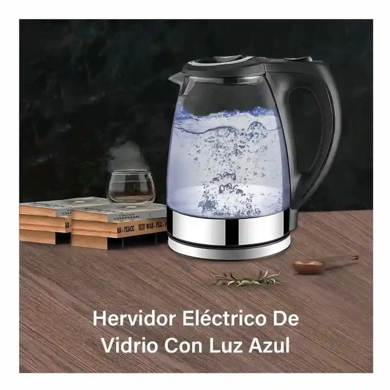 Hervidor De Agua Eléctrico Sokany Jarra De Vidrio