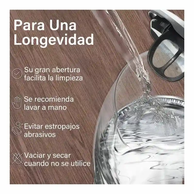 Hervidor De Agua Eléctrico Sokany Jarra De Vidrio