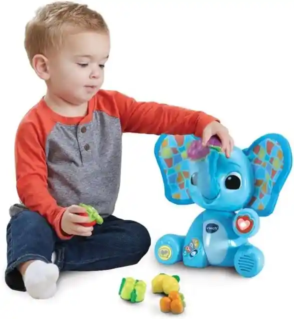 Juguete Interactivo Estimulación Elefante Frutas Para Bebés