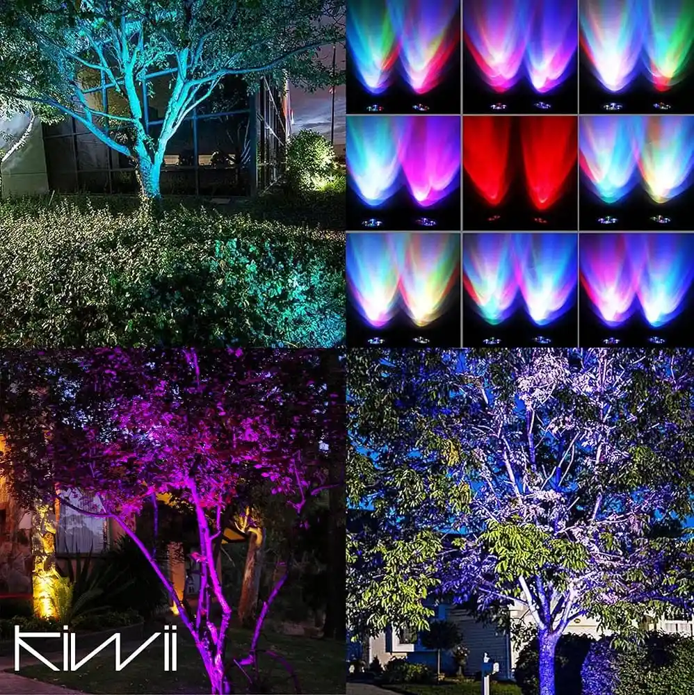 Luces Solares, Foco Solar 2 En 1 Impermeable De 4 Led