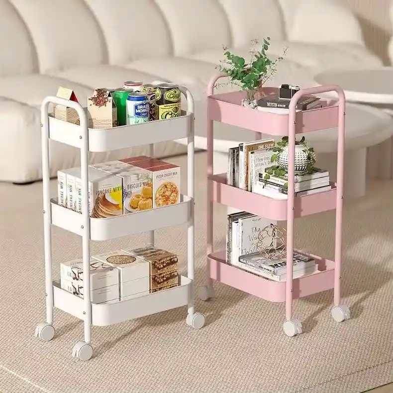 Carro De Almacenamiento Carrito De Almacenamiento De 3 Nivel