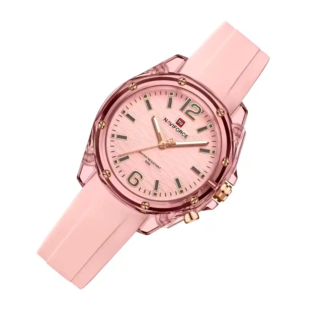 Reloj Naviforce Original Nf6103 Analogo Mujer + Estuche