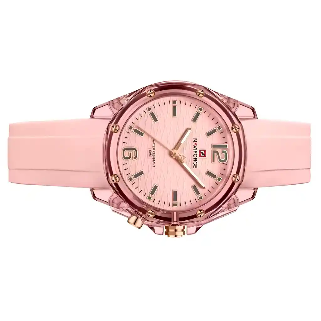 Reloj Naviforce Original Nf6103 Analogo Mujer + Estuche