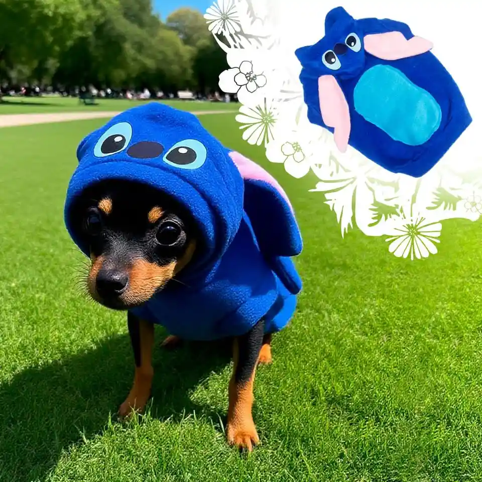 Disfraz Stitch Buzo Con Capucha