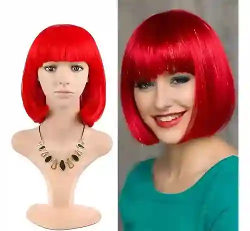 Peluca Roja Corta