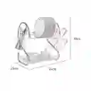 Secador Escurridor De Loza Platos Acero Inoxidable 2 Niveles