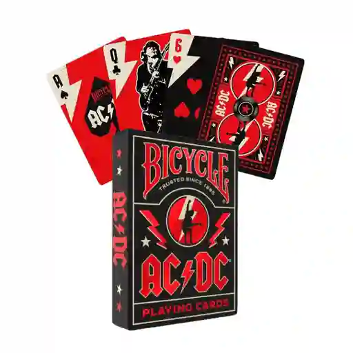Baraja De Cartas Bicyle Acdc
