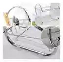 Seca Platos Escurridor Doble Cromado