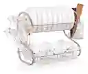 Seca Platos Escurridor Doble Cromado