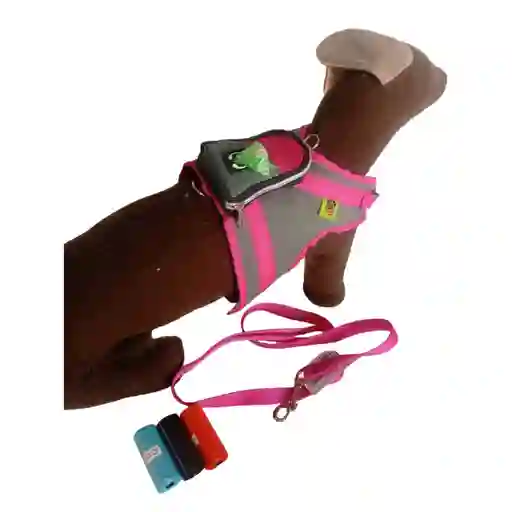 Trailla Y Chaleco Mini Porta Bolsas Fucsia