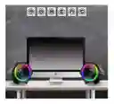 Parlante Stereo 2.0 - Gamer Led - Pc Laptop Tablet Cel Mp4
