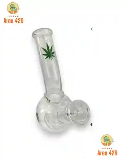 Pipa De Agua Bong O Destilado Bong Vidrio Jcs 450 Hoja