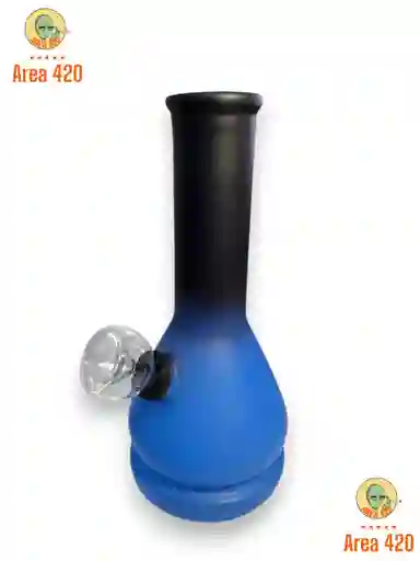 Pipa De Agua Bong O Destilado Bong Vidrio Jcs 349 Azul Negro