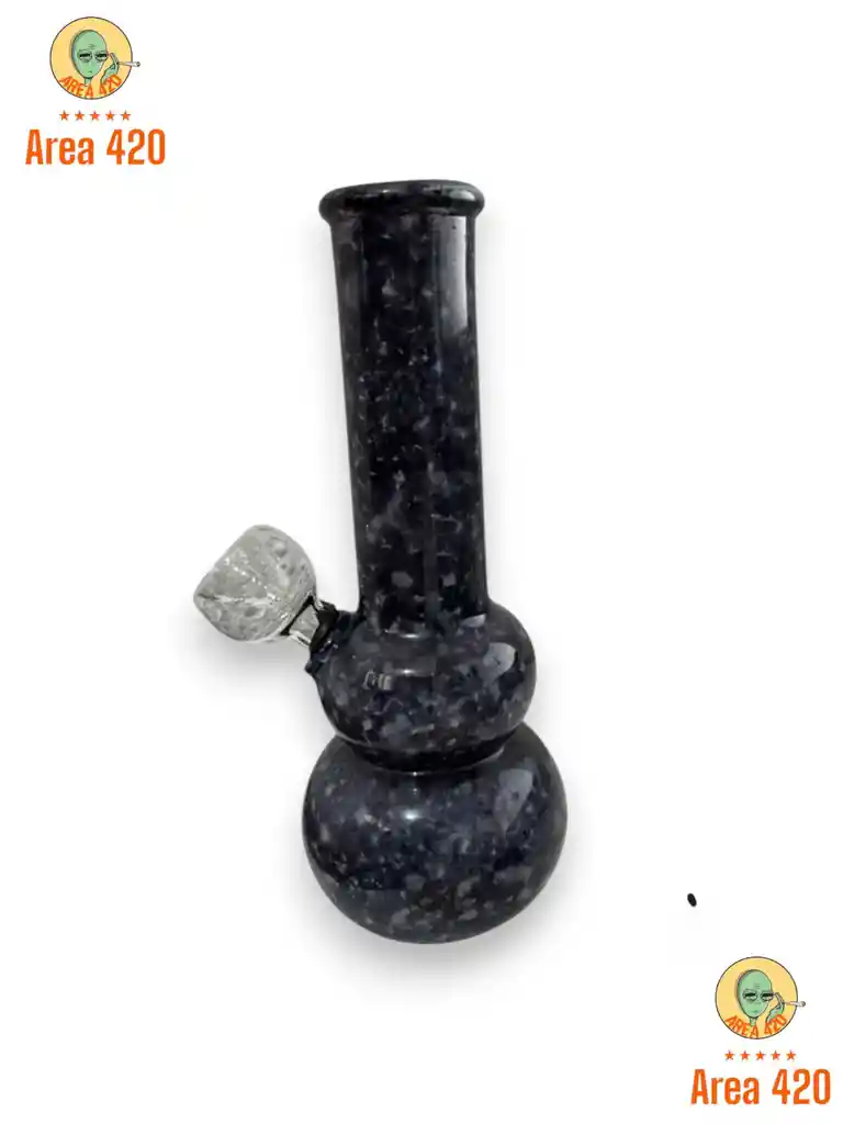 Pipa De Agua Bong O Destilado Bong Vidrio Jcs 349 Negro