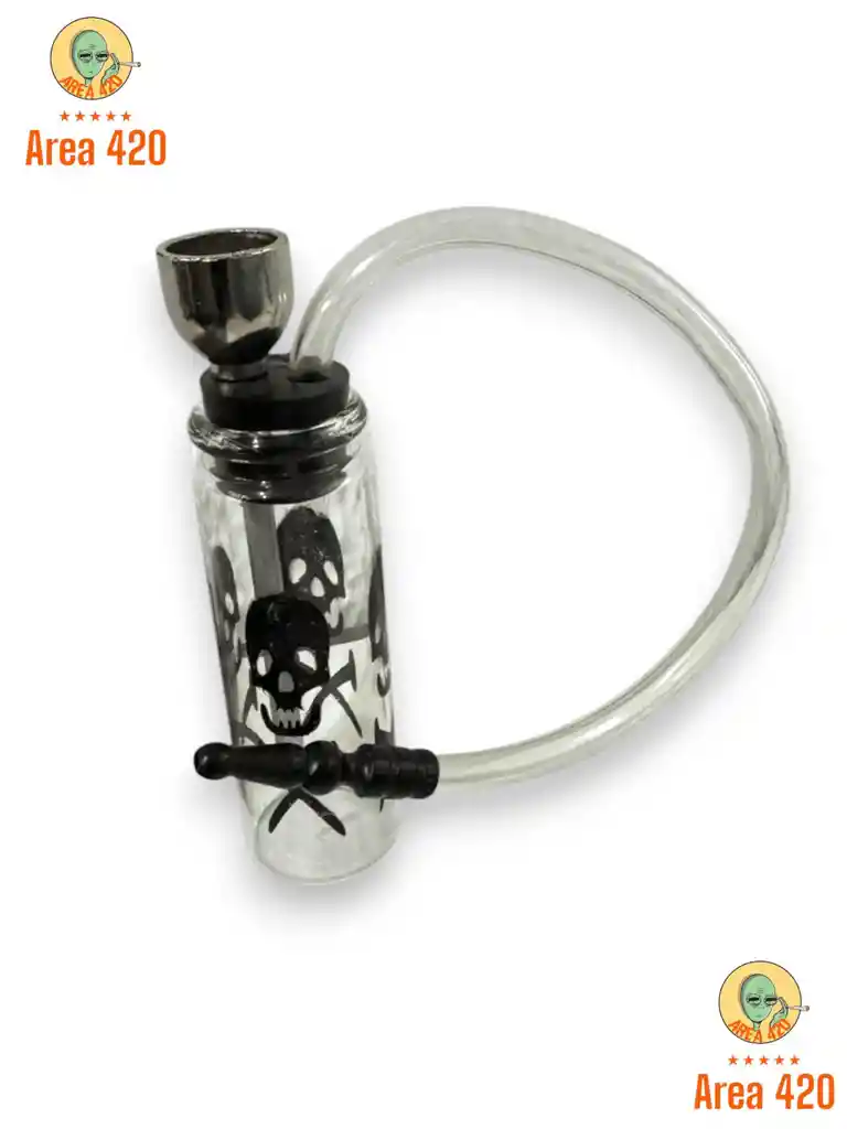 Pipa De Agua Bong O Destilado Bong Mini Negro