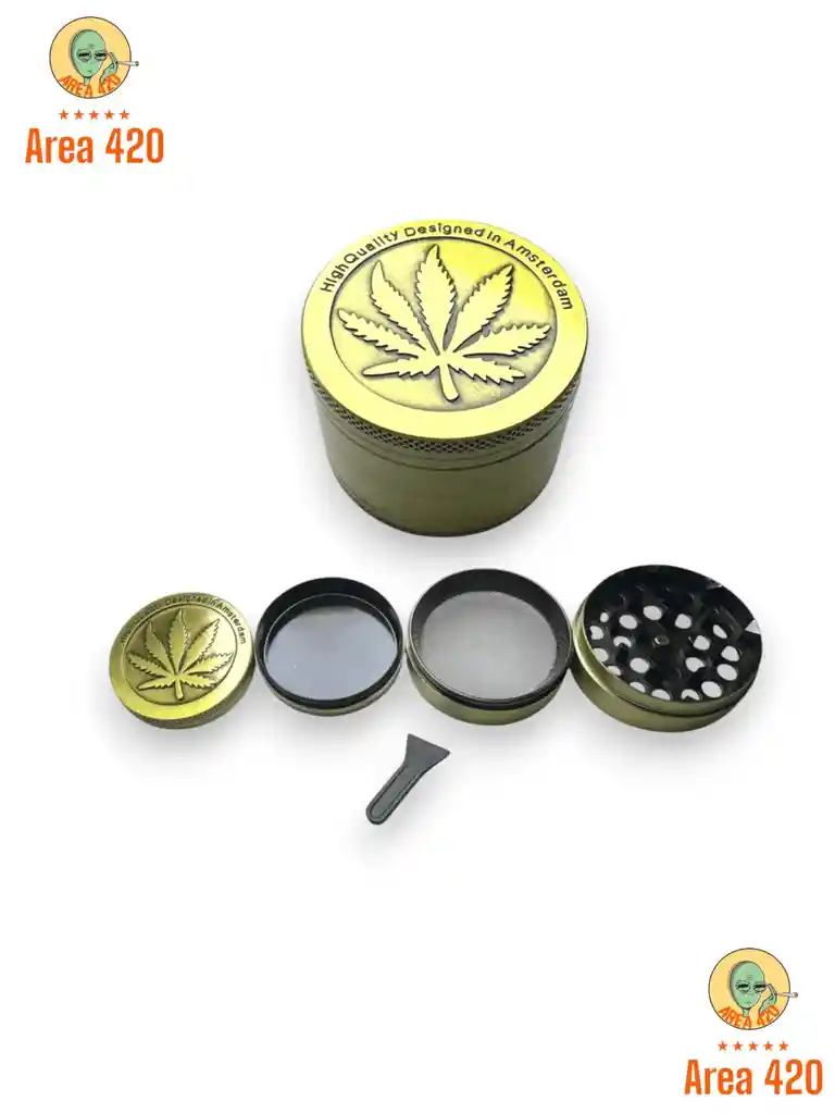 Grinder Metalica 55 Mm 4 Pisos Dorada