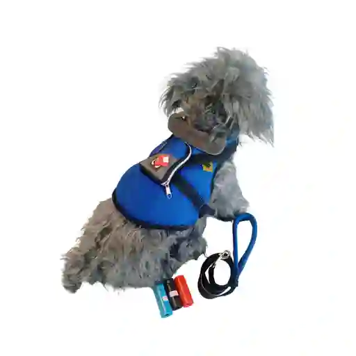 Trailla Y Chaqueta Porta Bolsas Nuevo Mediano Azul